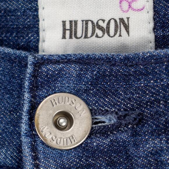 Hudson Blue Jeans Men's 30x27 Relaxed Button Fly Five Pocket Straight Leg Wilde - Picture 2 of 12